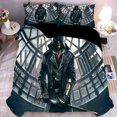 Assassin's Creed Comfortable Bedding Three-Piece Soft and Breathable Duvet Cover - Image 11
