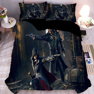 Assassin's Creed Comfortable Bedding Three-Piece Soft and Breathable Duvet Cover - Image 12
