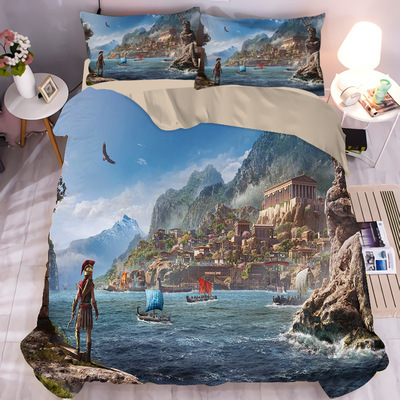 Assassin's Creed Comfortable Bedding Three-Piece Soft and Breathable Duvet Cover - Image 16