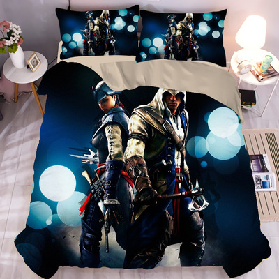 Assassin's Creed Comfortable Bedding Three-Piece Soft and Breathable Duvet Cover - Image 18