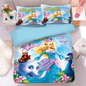 Barbie Comfortable Bedding Three-Piece Soft and Breathable Duvet Cover