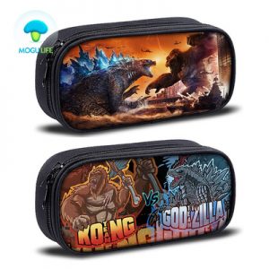 Godzilla vs Kong Cosmetic Bags Boys Girls Children Large Pencil Case Purse Storage Bags Women Men Multifunction Makeup Bag
