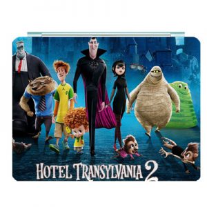 Hotel Transylvania Ipad Leather Case Advanced Pu Leather Protective Cover Automatic Wake Up and Sleep Magnetic Closure Multiple Angle Bracket