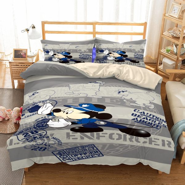 Mickey Mouse Comfortable Bedding Three-Piece Soft and Breathable Duvet Cover - Image 35
