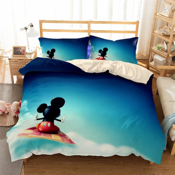 Mickey Mouse Comfortable Bedding Three-Piece Soft and Breathable Duvet Cover - Image 38