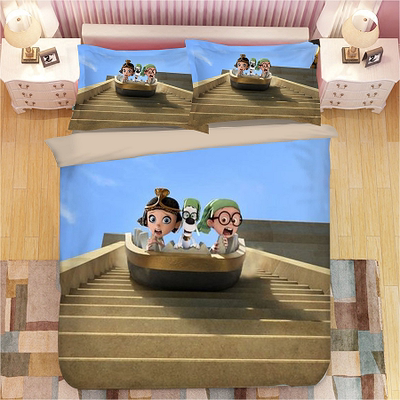 Mr. Peabody & Sherman Comfortable Bedding Three-Piece Soft and Breathable Duvet Cover - Image 7