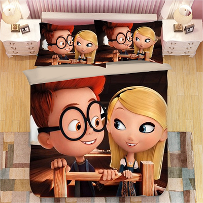 Mr. Peabody & Sherman Comfortable Bedding Three-Piece Soft and Breathable Duvet Cover - Image 9