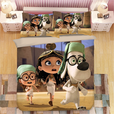 Mr. Peabody & Sherman Comfortable Bedding Three-Piece Soft and Breathable Duvet Cover - Image 12