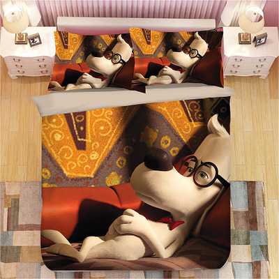 Mr. Peabody & Sherman Comfortable Bedding Three-Piece Soft and Breathable Duvet Cover - Image 13