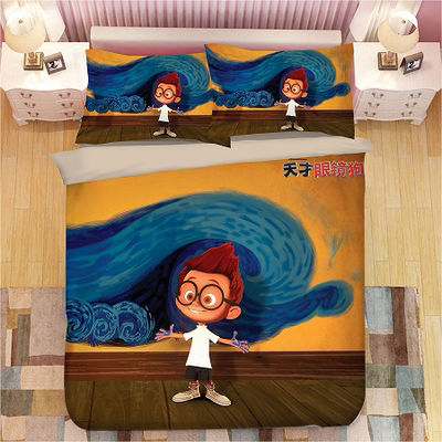 Mr. Peabody & Sherman Comfortable Bedding Three-Piece Soft and Breathable Duvet Cover - Image 14