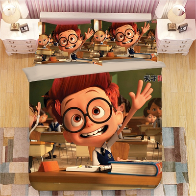 Mr. Peabody & Sherman Comfortable Bedding Three-Piece Soft and Breathable Duvet Cover - Image 15