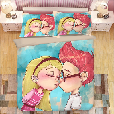 Mr. Peabody & Sherman Comfortable Bedding Three-Piece Soft and Breathable Duvet Cover - Image 16
