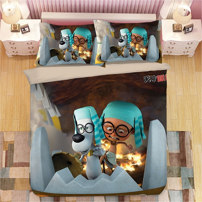 Mr. Peabody & Sherman Comfortable Bedding Three-Piece Soft and Breathable Duvet Cover - Image 17
