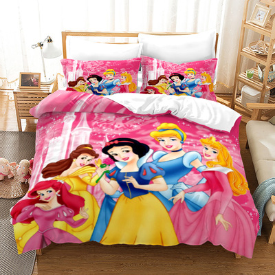 Princess Comfortable Bedding Three-Piece Soft and Breathable Duvet Cover - Image 6