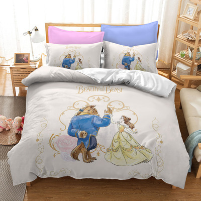 Princess Comfortable Bedding Three-Piece Soft and Breathable Duvet Cover - Image 8