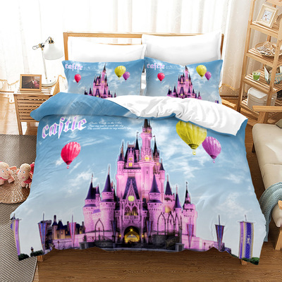 Princess Comfortable Bedding Three-Piece Soft and Breathable Duvet Cover - Image 9