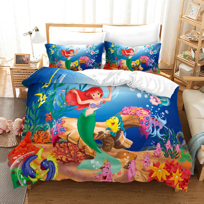 Princess Comfortable Bedding Three-Piece Soft and Breathable Duvet Cover - Image 11