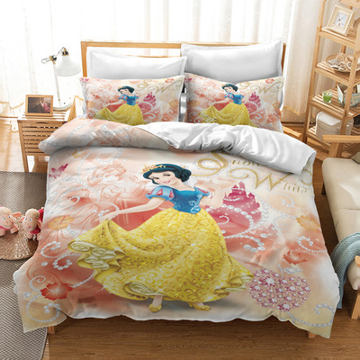 Princess Comfortable Bedding Three-Piece Soft and Breathable Duvet Cover - Image 19