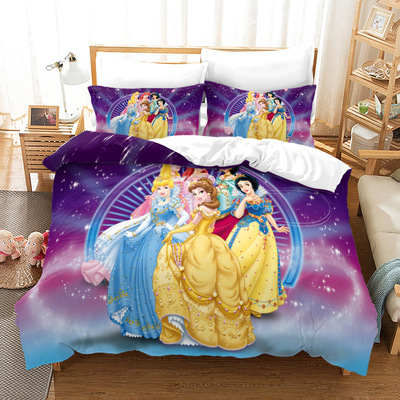 Princess Comfortable Bedding Three-Piece Soft and Breathable Duvet Cover - Image 17