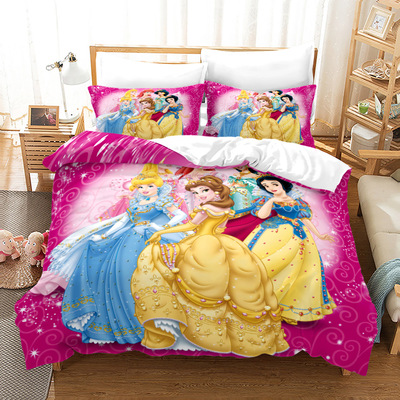 Princess Comfortable Bedding Three-Piece Soft and Breathable Duvet Cover - Image 20