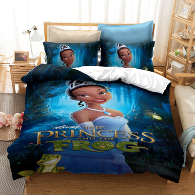 Princess Comfortable Bedding Three-Piece Soft and Breathable Duvet Cover - Image 22