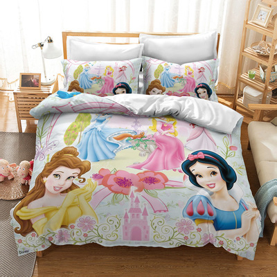 Princess Comfortable Bedding Three-Piece Soft and Breathable Duvet Cover - Image 4
