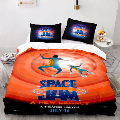 Space Jam: A New Legacy Comfortable Bedding Three-Piece Soft and Breathable Duvet Cover - Image 19