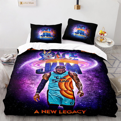 Space Jam: A New Legacy Comfortable Bedding Three-Piece Soft and Breathable Duvet Cover - Image 20