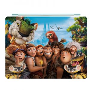 The Croods Ipad Leather Case Advanced Pu Leather Protective Cover Automatic Wake Up and Sleep Magnetic Closure Multiple Angle Bracket