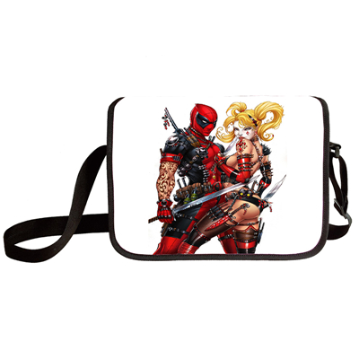 Deadpool shoulder bag primary and middle school students messenger bag children's make-up bag - Image 16