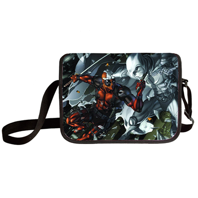 Deadpool shoulder bag primary and middle school students messenger bag children's make-up bag - Image 15