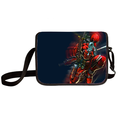 Deadpool shoulder bag primary and middle school students messenger bag children's make-up bag - Image 12
