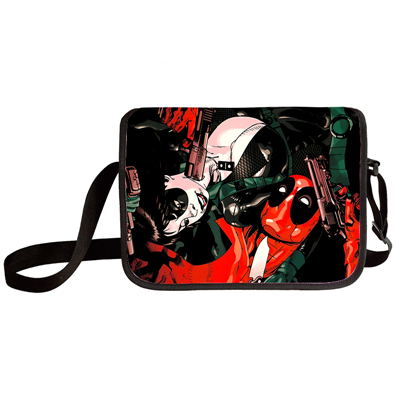 Deadpool shoulder bag primary and middle school students messenger bag children's make-up bag - Image 10