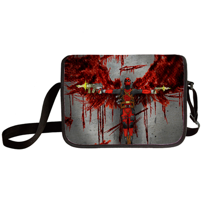 Deadpool shoulder bag primary and middle school students messenger bag children's make-up bag - Image 7