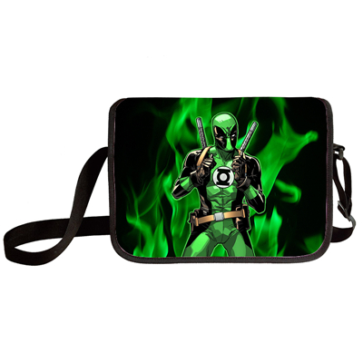 Deadpool shoulder bag primary and middle school students messenger bag children's make-up bag - Image 3