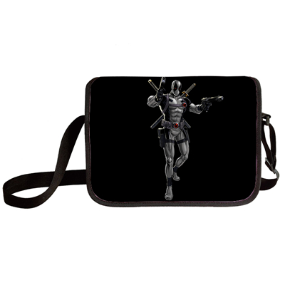 Deadpool shoulder bag primary and middle school students messenger bag children's make-up bag - Image 2