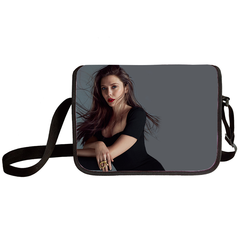Elizabeth Olsen shoulder bag primary and middle school students messenger bag children's make-up bag