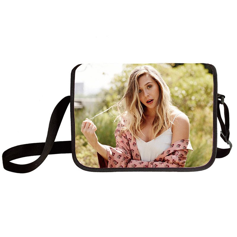 Elizabeth Olsen shoulder bag primary and middle school students messenger bag children's make-up bag - Image 13