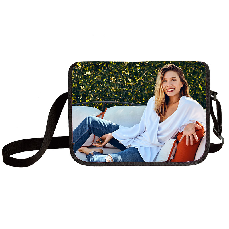 Elizabeth Olsen shoulder bag primary and middle school students messenger bag children's make-up bag - Image 11