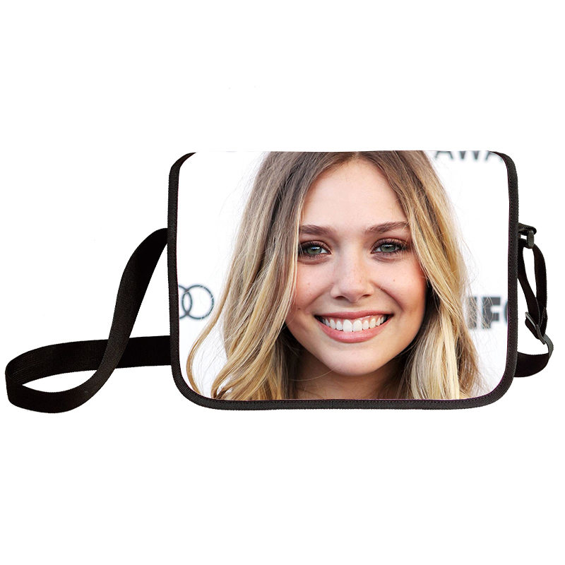 Elizabeth Olsen shoulder bag primary and middle school students messenger bag children's make-up bag - Image 3