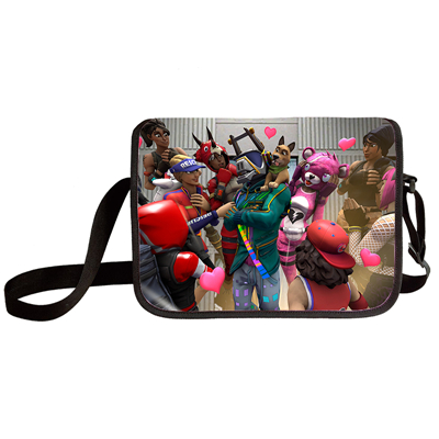 Fortnite shoulder bag primary and middle school students messenger bag children's make-up bag - Image 38
