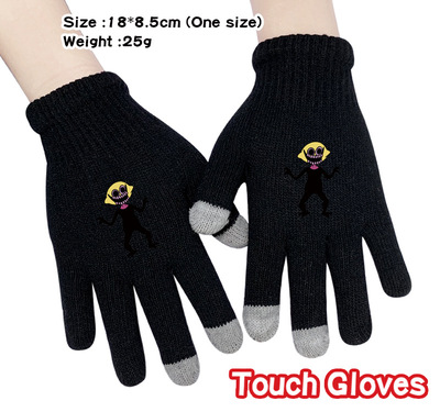 Friday Night Funkin Touch Gloves Cosplay Cartoon Black Adults Winter Cold Warm Glove Mens Womens Full Finger - Image 13