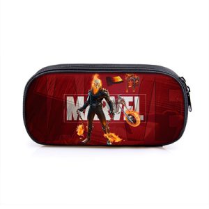 Ghost Rider Large Pencil Case Purse Storage Bags Multifunction Cosmetic Bag