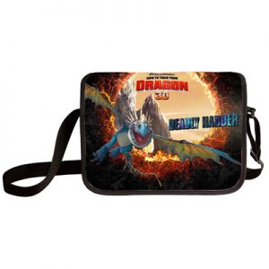 How to Train Your Dragon shoulder bag primary and middle school students messenger bag children's make-up bag