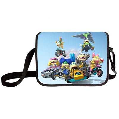 Mario Kart shoulder bag primary and middle school students messenger bag children's make-up bag