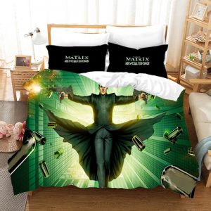 The Matrix Comfortable Bedding Three-Piece Soft and Breathable Duvet Cover