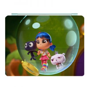 True and the Rainbow Kingdom Ipad Leather Case Advanced Pu Leather Protective Cover Automatic Wake Up and Sleep Magnetic Closure Multiple Angle Bracket