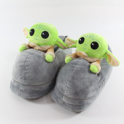 Baby Yoda Winter Soft Plush Slippers Gift