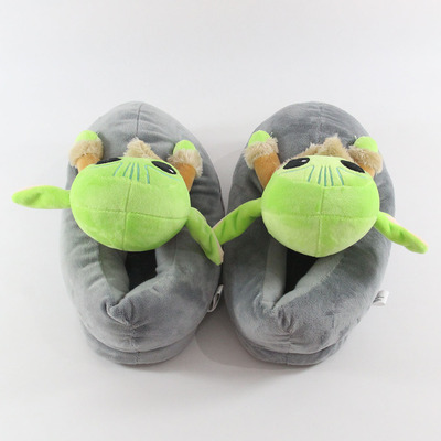Baby Yoda Winter Soft Plush Slippers Gift - Image 2