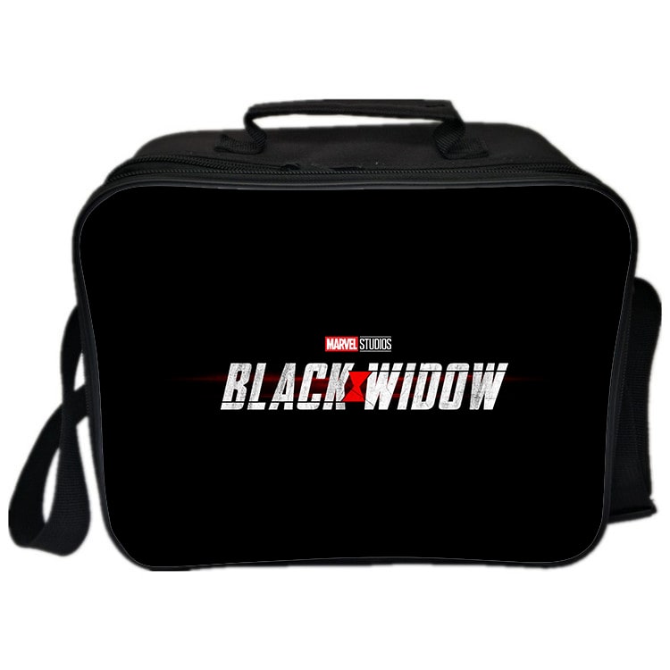 Black Widow Cooler Bag Insulation Bag Students School Food Storage Box - Image 16